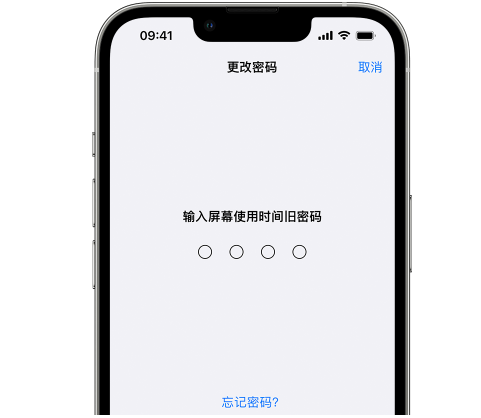 邵原镇iPhone屏幕维修分享iPhone屏幕使用时间密码忘记了怎么办 