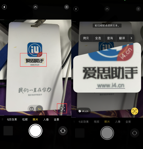 邵原镇苹果手机维修分享升级iOS 16后如何通过相机翻译文本 