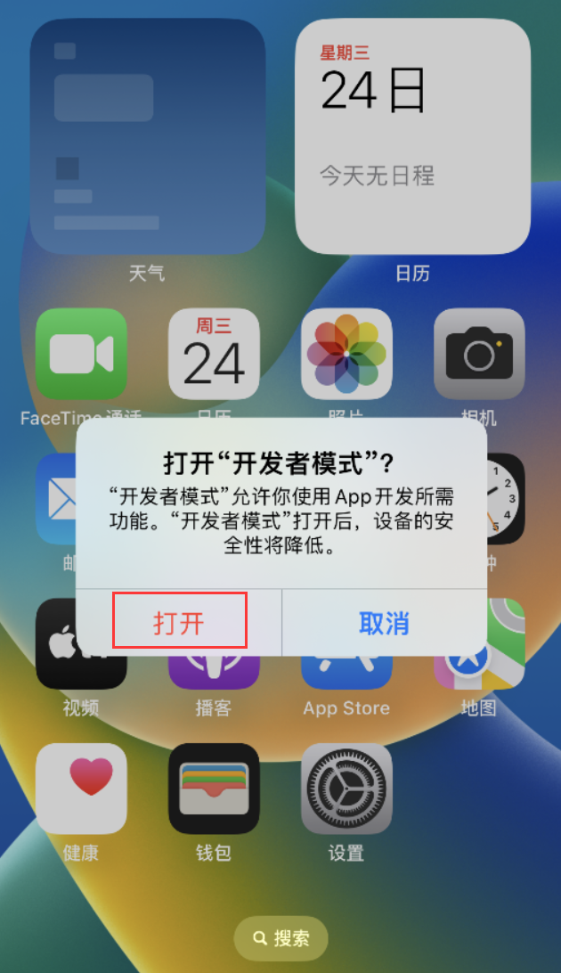 邵原镇苹果手机维修分享如何打开开发者模式 