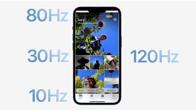 邵原镇苹果14维修分享iPhone 14有高刷吗 