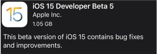 邵原镇苹果手机维修分享如何升级到iOS15.0 beta5 