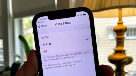 邵原镇苹果手机维修分享iPhone 12如何打开或关闭5G网络 